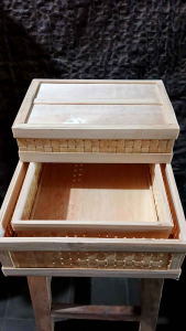 Box tumpeng bambu - kotak tumpeng 25*35 cm - box bambu Bleaching - kotak bambu tumpeng