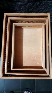 box tumpeng ukuran 25*35 cm - kotak tumpeng - box bambu segi empat - box hampers