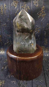 Natural Brazil High Grade Four Seasons Phantom Crystal Point Ornament FP01 #PhantomQuartz