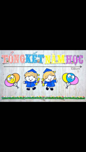 Tổng kết năm học / Set trang trí bảng - Đồ dùng dạy học Corgi