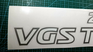 CALIBRE VGS TURBO full set SILVER/WHITE STICKERS