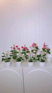 ดอกบัวประดิษฐ์ สำหรับหิ้งพระเล็ก ดอกบัวมงคล บูชาหิ้งพระ โต๊ะหมู่บูชา ดอกบัว