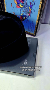 COD PECI Al Balad Super Premium Ac Silang [x] Kopiah Songkok Hitam Pria Muslim Anak Dewasa Bludru Tebal Lembut Nyaman No 3-9 Tinggi 9-11 Cm Anti Air Awet Tahunan