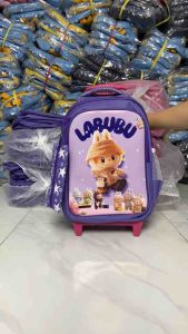 Tas troli anak tung tung sahur dan kuromi cewe dan cowo Tas sekolah free dompet tas troli anak anomali