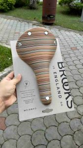 Brooks C17 Paul Smith Limited Edition Saddle for Brompton Touring Bicycles