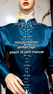SATU SET BAJU KURUNG ALANA PAYET SATIN SILK ROK SONGKET PREMIUM COCO BUAT KONDANGAN DAN PESTA