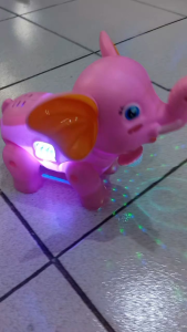 ELEPHANT TOY FOR KIDS WITH SOUND MUSIC COLORFUL LIGHTS BATTERY OPERATED USE AA BATTERIES