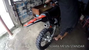 Knalpot Norifumi Rocket4 & Bore Up KLX CRF Dtracker155