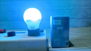 VOLTO LAMPU LED A BULB 5W 5 WATT RGB WARNA WARNI DEKORASI BAGUS KUALITAS TERJAMIN