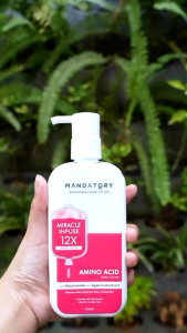 MANDATORY Brightening Body Lotion 250ml | MANDATORY Body Lotion Crystal Infus Hyaluronate Diamond Infuse Vitamin Complex Miracle Infuse Amino Acid Pump 250ml