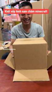 Đồ Chơi Minecrap Nam Châm Mô Hình Lắp Ráp Xây Dựng Từ Tính Lắp Ghép Các Khối Xây Dựng Cho Bé