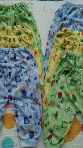 Celana Panjang Bayi Full Print Warna 0-12 Bulan