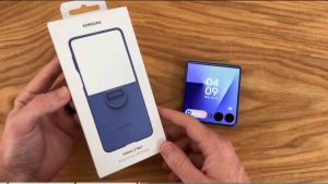 Chính hãng nguyên seal-Ốp lưng Ring case -Silicone Case cho điện thoại Samsung Galaxy Z Flip7