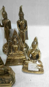 พระประจำวันเกิดขนาด 1 นิ้ว พระทองเหลือง พร้อมส่ง