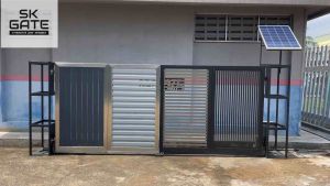 TRACKLESS FOLDING GATE SYSTEM BRACKET无轨门电动门系统