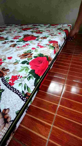 Sarung Kasur Busa Seprai Resleting Tersedia Semua Ukuran Jumbo King Queen Single Murah Berkualitas Motif Novita