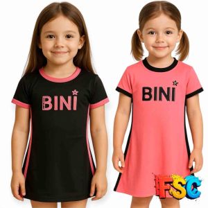 Trendy BINI Long Dress for Kids for Girls