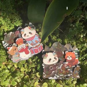Nam châm tủ lạnh Gấu trúc Hoa Hoa/Đặc sản Thành Đô/Quà lưu niệm/Magnet/Panda 🧲