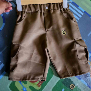 KAYLA KIDS - CELANA PENDEK CARGO SHORT SAKU PINGGIR ANAK USIA 1-7 TAHUN SIZE S-XL