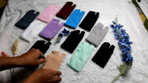 Kaos Kaki Polos Jempol Wanita setengah betis