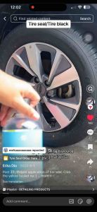 TYRE SEAL 300ml for rubber tire coating / tire black