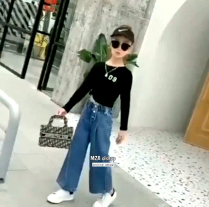 Terbaru Celana Jeans Anak Masa Kini & Kulot Anak Tanggung