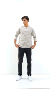 Promo! Baju Koko Pria Kairo - Toraformen Kemeja Kurta Polos Katun Premium
