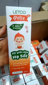 Xịt giải cảm hạ sốt 💯 thiên nhiên cho bé từ 1 tháng tuổi hỗ trợ cho bé khi sốt giúp cơ thể hạ nhiệt nhanh thư giãndễ chịu