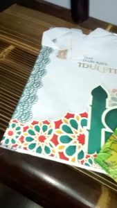 Isi 12 Pcs Goodie Bag Lebaran Idul Fitri Uk 30x40x10 Tas Kain Spunbond Anti Air Kantong Hampers THR