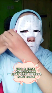 BIOAQUA Peach Extract Essence Mask – Melembapkan & Mencerahkan Kulit Wajah