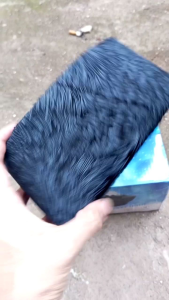 Peci songkok motif bulu Hitam tinggi 9-10-11cm