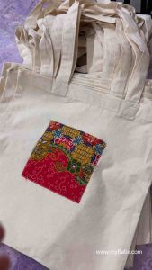 Batik Recycle Bag with Batik Pocket ! Reusable & Environment friendly