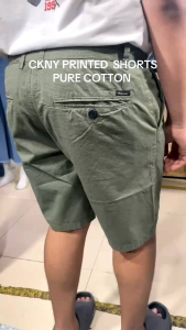 CKNY PRINTED  SHORTS  FOR MEN  /KNEE LENGTH  CHINO SHORTS / PREMIUM