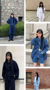 DOTLINEPLAIN STUDIO / QUAD DENIM JACKETS สินค้าขนาดเท่ากัน ต่างกันที่ความยาว ตัวสั้นกด SM ตัวยาวกด ML อ่านรายละเอียดก่อนสั่งซื้อด้วยนะคะ