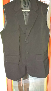 Rompi outer pria formal/Rompi formal pria/Jas pria tanpa lengan