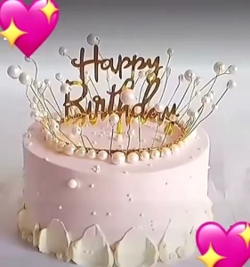 Pajangan Kue Ulang Tahun Mahkota Mutiara Topper Kue Ulang Tahun / Hiasan Kue Mahkota Mutiara Untuk Kue Wedding Kue Ulang Tahun Pajangan Kue Wedding / Dekorasi Kue Ulang Tahun Mahkota Mutiara
