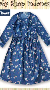 Dress Anak Perempuan Denim Import Murah Simple Denim Tutu Anak Perempuan Import