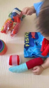 Baby Soft Cloth Fishing Set Pretend Play Fish Pond Toy Play Set for Kids Catch