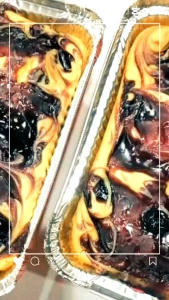 บราวนี่บลูเบอรี่&สตอเบอรี่ครีมชีส