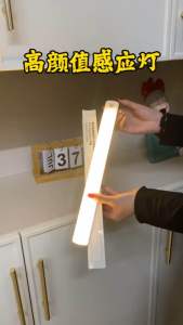 20cm LED智能长条体感应灯LED induction light 😍#小夜灯✨，人来即亮，人走渐灭🌈#可以放在厨房✨#衣柜#卧室都可以#好物推荐 #小夜灯#长条人体感应灯