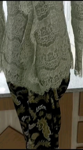 Kebaya encim brokat renda / kebaya kartini modern