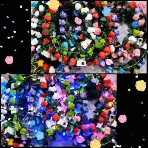 (24 KUNTUM) BANDO MAHKOTA LED / NON-LED | BANDO FLOWER CROWN LINGKAR | BANDO BUNGA MAHKOTA | BANDO NATAL | BANDO PESTA | BANDO MAHKOTA BRIDAL SHOWER | FCF-7860 | FCF-7866
