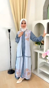 Gamis Kringkel Mix Ceruty Premium: Ukuran, Bahan & Desain