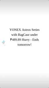 Yonex Badminton Single Racket with Bag