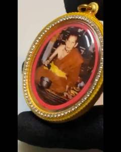 Lp Moon locket temple made by Lp Udomsap thai amulet Buddhism Religious collection pendants 333amulets