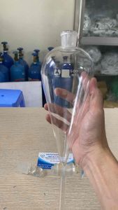 Phễu chiết quả lê Phễu chiết tinh dầu bình chiết dung tích 500ml
