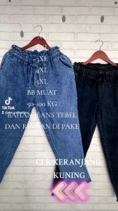 Celana Wanita Jeans Rawis Jumbo: Bahan Berkualitas Tinggi & Desain Nyaman
