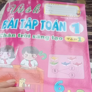 Combo 2 Quyền Vở Bài Tập Toán Lớp 1 Chân Trời Sáng Tạo