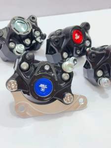 Paket Kaliper Coin S6RT + Breket Standar Depan Mio J Mio M3 Mio Smile Mio Soul Fino Xeon + Baut2