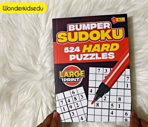 Bumper Sudoku Easy Puzzles for Kids | Word Game | Brain Boosting | Children | Young Readers